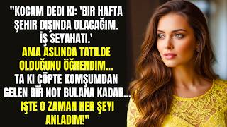 Kocam Dedi Ki Bi̇r Hafta Uzakta Olacağim. İş Seyahati̇. Ama Aslında Tatilde Olduğunu Öğrendim...