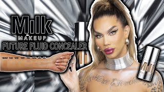 MILK MAKEUP - FUTURE FLUID CONCEALER FIRST IMPRESSION &amp; HONEST REVIEW | Kimora Blac