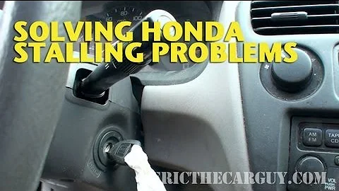 Solving Honda Stalling Problems -EricTheCarGuy