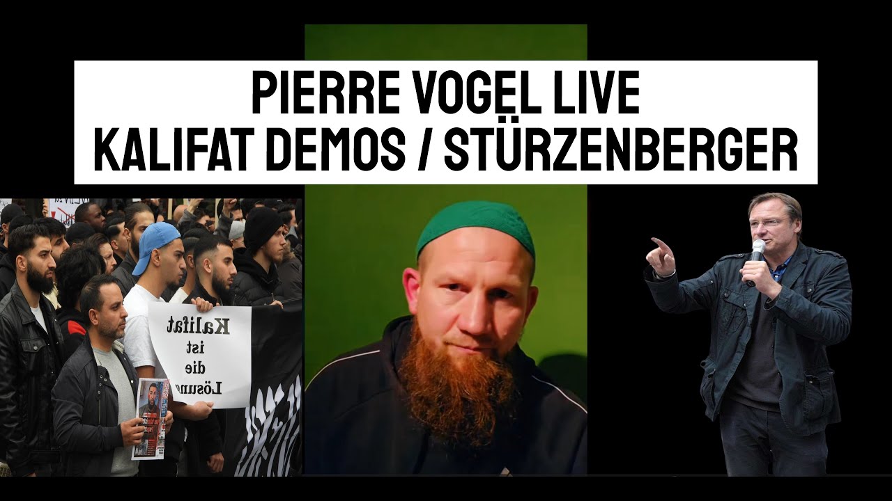 Pierre Vogel Live Kalifat Demos, Stürzenberger