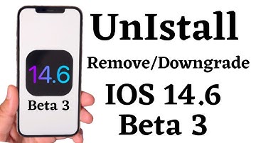 How To Delete/Remove/Uninstall/Downgrade iOS 14.6 Beta 3 From iPhone & iPad ( iOS 14.6 Beta 3 )