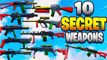 10 *SECRET* weapons in Modern Warfare/ HOW TO create HIDDEN WEAPONS in the GUNSMITH! (COD MW)