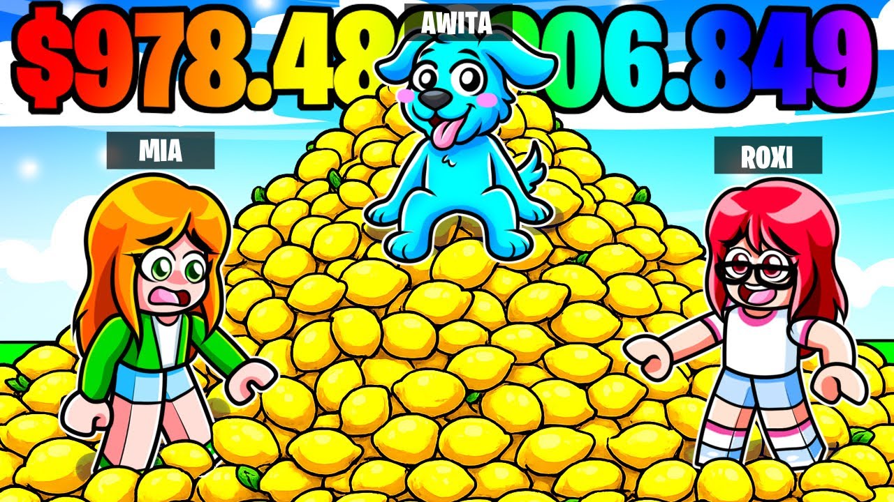 Me Convertí en PERRO y Pasé de $0 a $100 TRILLONES Vendiendo Limones en Roblox