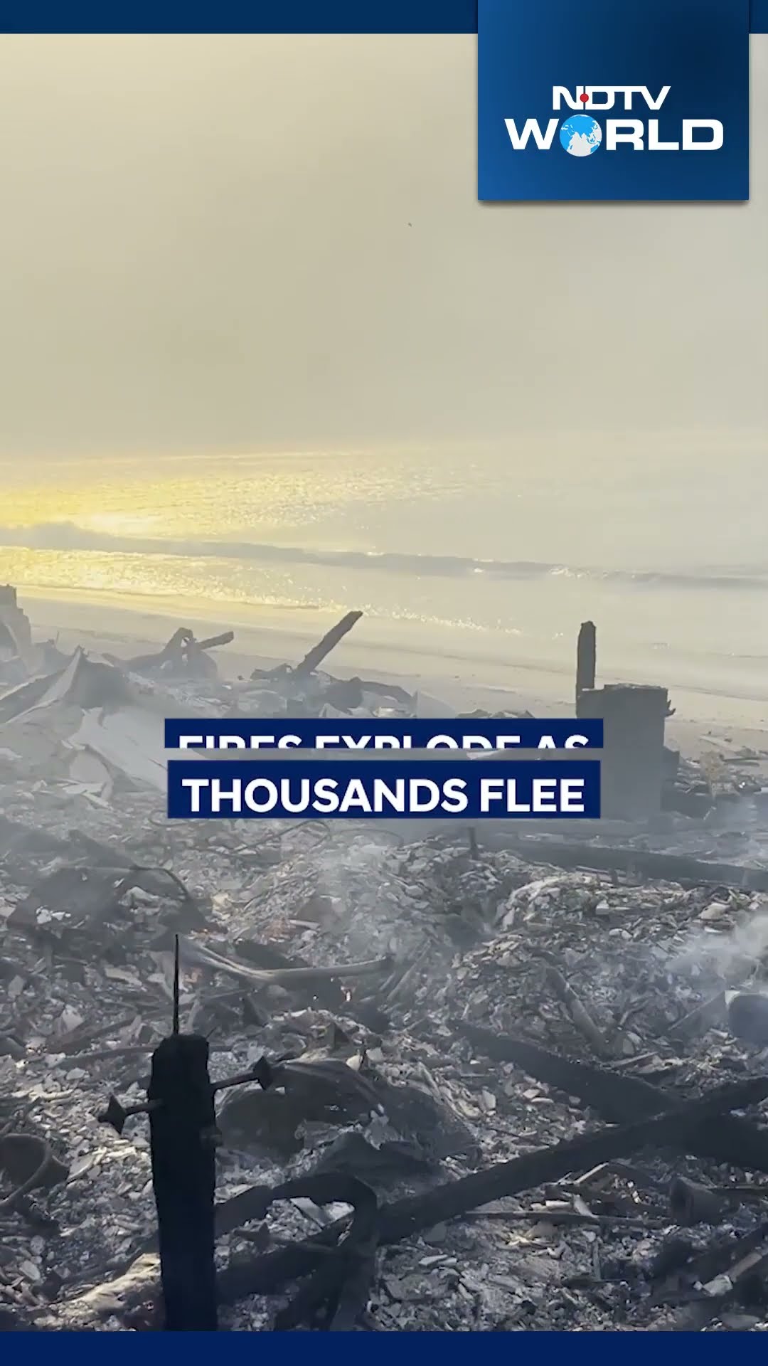 Southern California Fires Explode As Thousands Flee