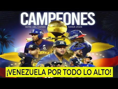 ¡VENEZUELA CAMPEÓN! TIBURONES ganan la SERIE DEL CARIBE 2024 ante República Dominicana 3-0 [RESUMEN]