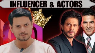 Social media influencers v/s Actors