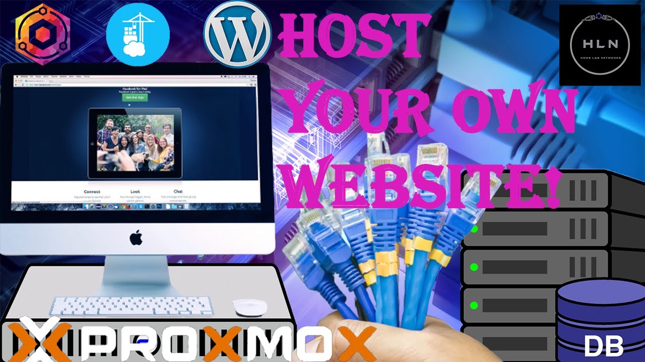Host your own website w proxmox portainer nginx pork bun start