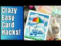 💥CARD MAKING HACKS💥 (Card Tips) Adding Dimension Using My Favorite Craft Supplies!!