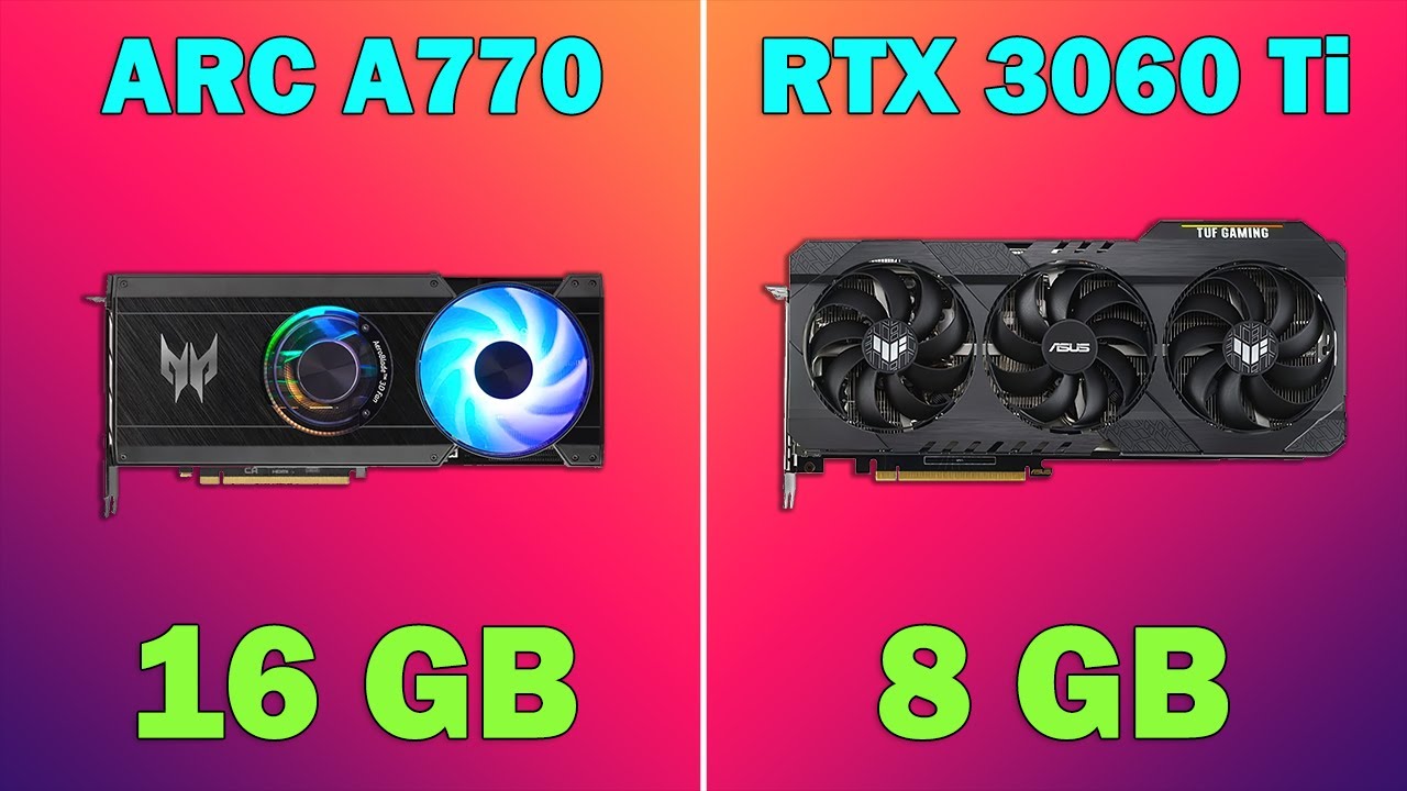 ARC A770 vs RTX 3060 Ti Gaming Test 1440p - YouTube
