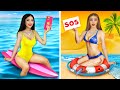 NIÑA CON SUERTE VS SIN SUERTE | Situaciones épicas de niñas en la vida real por RATATA CHALLENGE