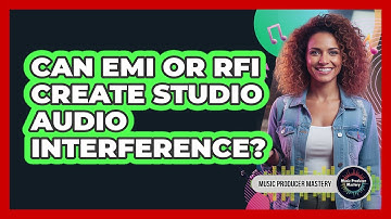 Can EMI or RFI create studio audio interference?