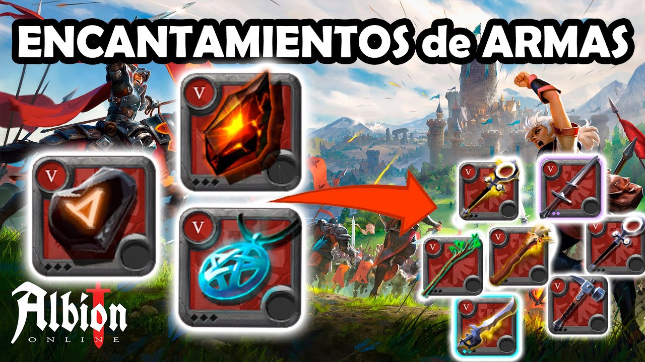 COMO ENCANTAR ARMAS y ARMADURAS para ⏫ SUBIR su PODER Albion Online