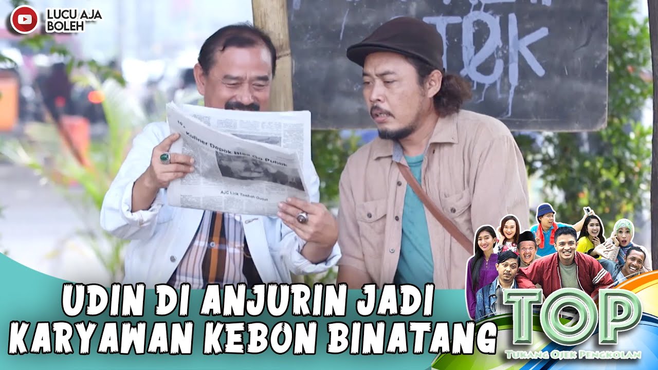 TEGANYA PAK ODIH! UDIN DI ANJURIN JADI KARYAWAN KEBON BINATANG | TUKANG OJEK PENGKOLAN EPS 740 1/11