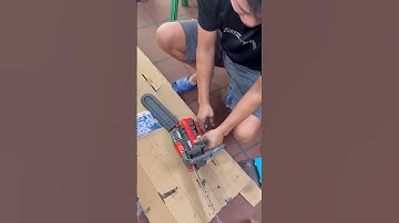 Tét cưa mini tay cụt chuyên khai thác gỗ quế cho Bác khách khi hàng xóm mua về dùng ngon nên mua