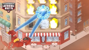 Transformers Rescue Bots: Hero 🤖 PLAY WITH HEATWAVE: Fire-Bot, with the Apatosaurus Water Blast🔥!