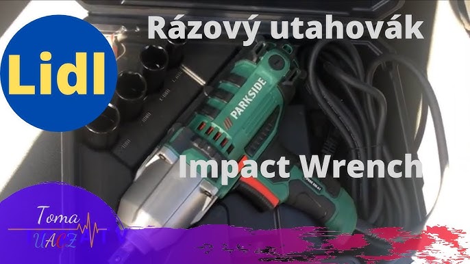 PARKSIDE PDSSE 550 A1 IMPACT WRENCH (subtitles) #lidl #parkside#tools#impactwrench  - YouTube