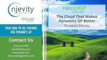 PowerGP Online Product Demo | The Cloud That Makes Dynamics GP Better