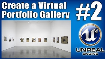 UE4 Tutorial - Virtual Porfolio Gallery #2 - E Key Door Interaction with animation