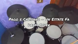 Video thumbnail of "Pago e Califano - Un estate fa drum cover"