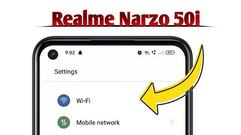 WiFi Not Working on Realme Narzo 50i Problem Solved