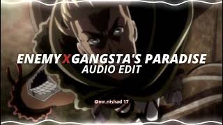 enemy x gangsta's paradise - imagine dragons & coolio [edit audio] Resimi