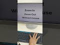 computer shortcut key for zoom in zoom out #keyboard #shortcuts #tricks #trending #words