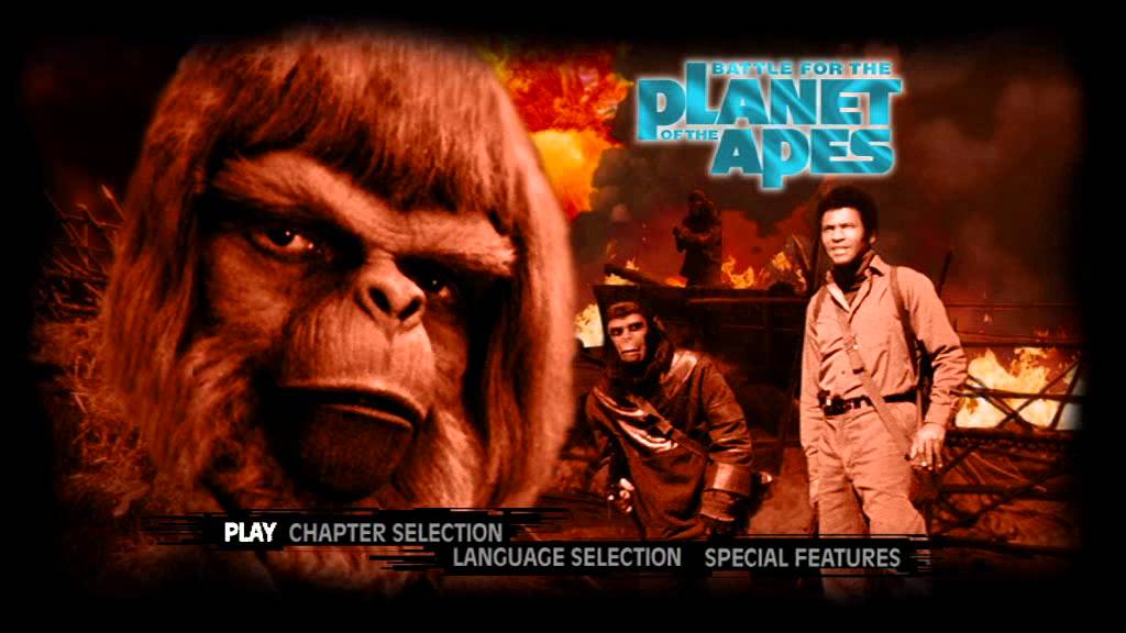 Battle For The Planet Of The Apes Uk Dvd Menu Youtube