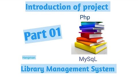 #LibraryManagement #websitedesign  Library management systems part 1|How to connect local host