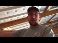 043 Installing steel liner panel ceiling in pole barn, part 1
