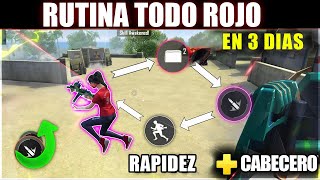 🏋️ La MEJOR RUTINA de ENTRENAMIENTO para dar TODOS los TIROS a la CABEZA en FREE FIRE