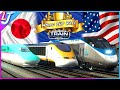 Train simulator  europe asia  america world cup race