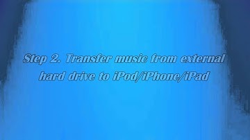 Transfer Music from External Hard Drive to iTunes