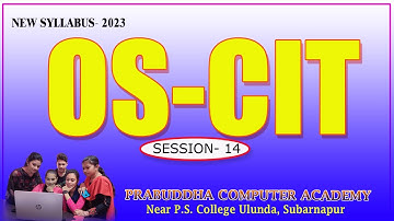 New OS-CIT Updated Syllabus #Knowledge_Check 14th SESSION With #Practical_Questions #PCA_ULUNDA