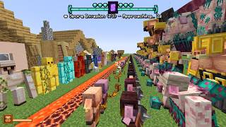 Strongest Piglin Raid vs New Golem Security - Minecraft Mob Battle