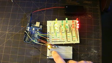 Home Made Binary Clock using Arduino UNO