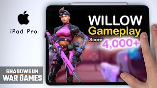 WILLOW GAMEPLAY in ShadowGun War Games Claw Gameplay on iPad Pro - Score 4000+