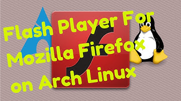 [SOLVED] How to install flash player for firefox on arch Linux (antergos)