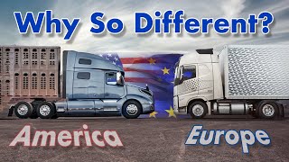 Почему американские грузовики так отличаются от грузовиков в Европе?