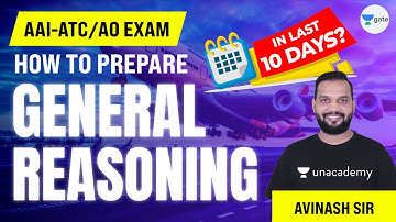 Best Way to Prepare General Reasoning in Last 10 days for AAI-ATC/AO |  Avinash Sir