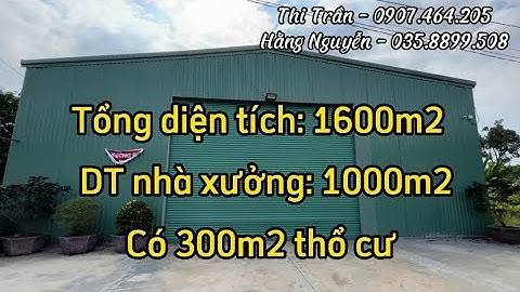 Bán nhà xưởng có thổ cư giá rẻ tại xã Tân An Vĩnh Cửu