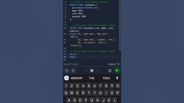 Simple SQL code || Structured Query Language || SQL || RDBMS #programming