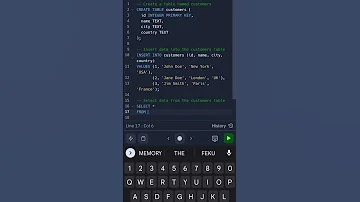 Simple SQL Code Structured Query Language SQL RDBMS Programming 