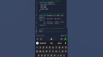 Thumbnail of Simple SQL code || Structured Query Language || SQL || RDBMS #programming