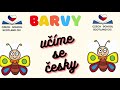 BARVY ČESKY  - colours in Czech (ČEŠTINA PRO DĚTI I DOSPĚLÉ), language lesson