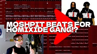 HOW TO MAKE HARD BEATS FOR HOMIXIDE GANG from scratch l FL STUDIO