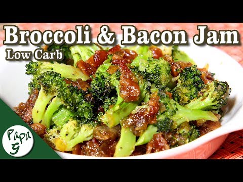 Roasted Broccoli With Bacon Jam – Low Carb Keto Recipe