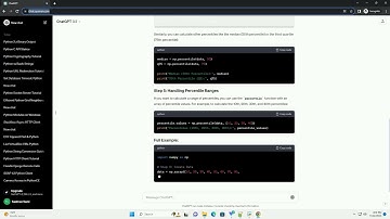 How do I calculate percentiles with python numpy