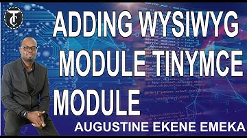 ADDING WYSIWYG MODULE TINYMCE MODULE TO DJANGO PROJECT BY AUGUSTINE EKENE EMEKA TCLASSIFIED COM