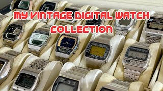 My Vintage Digital Watch Collection   1970s80 Nostalgia Fest !