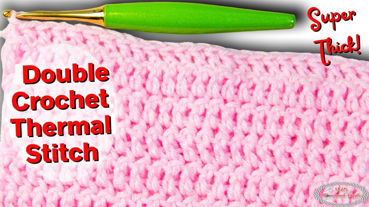 Extra Thick Crochet Potholder - Thermal Stitch - My Crochet Space